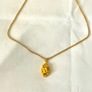 Gold Nugget Necklace